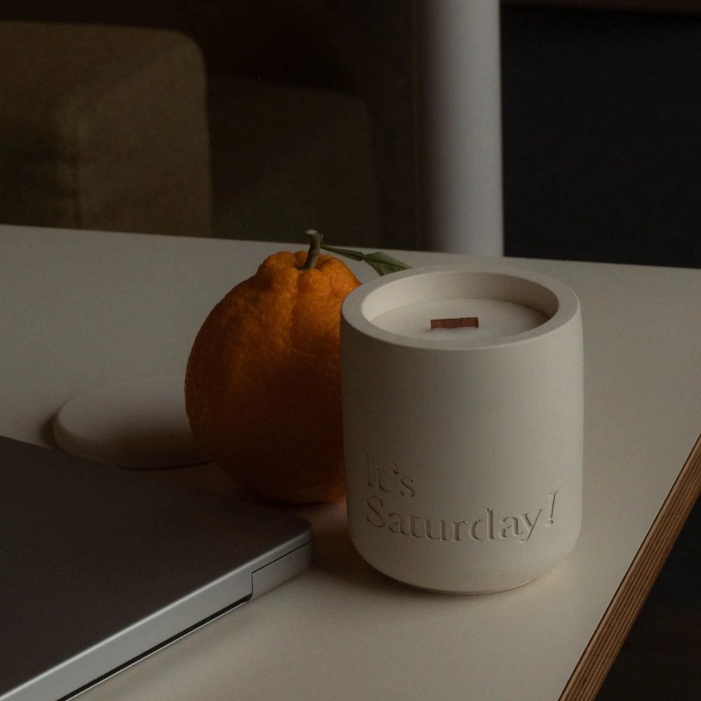 It's Sat. 原創手工香氛蠟燭 │ NO.006 晨光橘夏