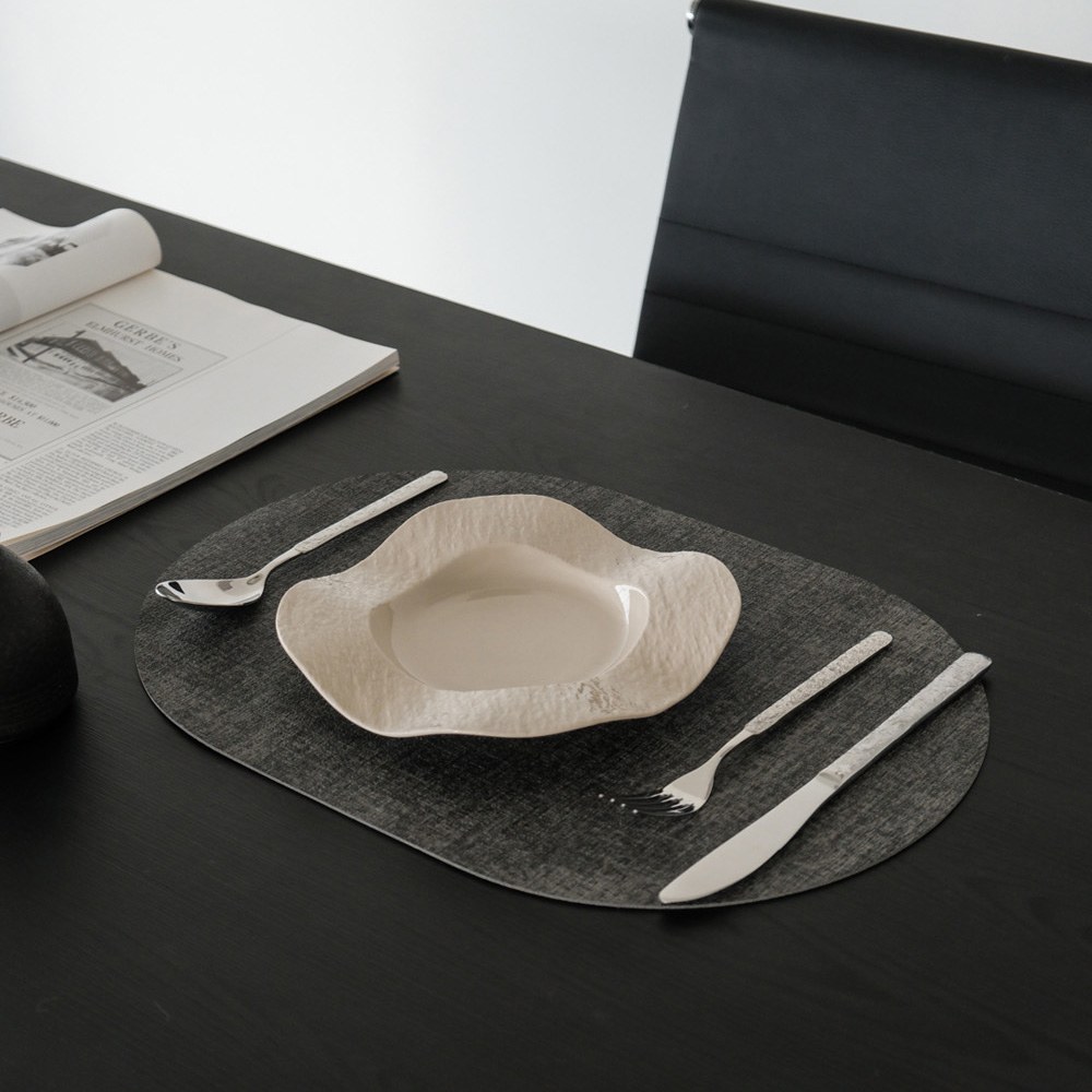 Leather 北歐布紋皮革餐墊