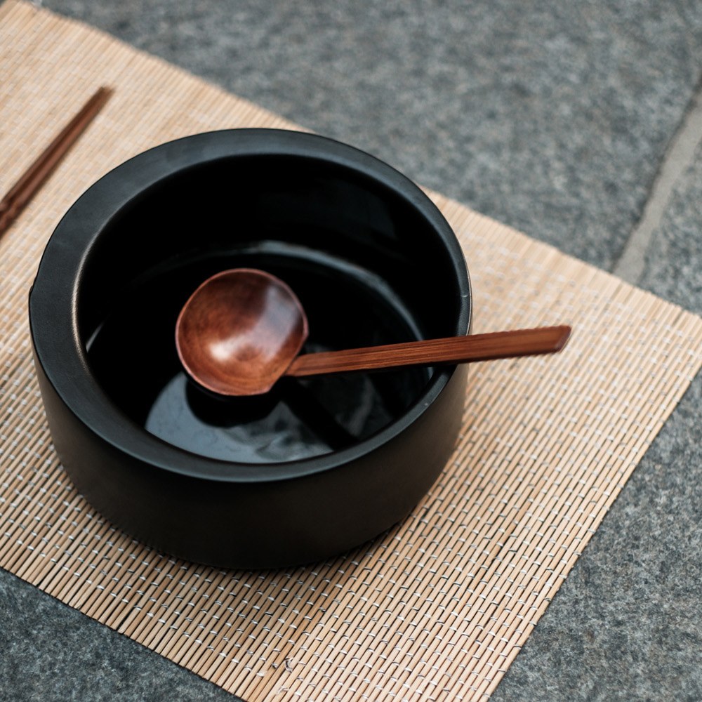 teaktræ 龜甲拉麵勺筷