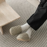 Yorgou 皺褶棉包拖鞋