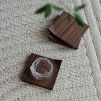 Woody 木頭折角杯墊