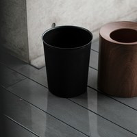 trækorn 胡桃木仿木紋垃圾桶