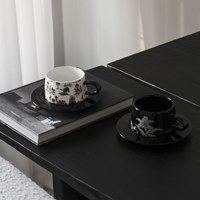 百合漫木咖啡杯碟
