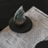 Black 極簡黑板岩杯墊