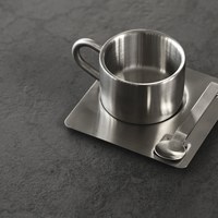 Kafi銀鏡咖啡杯碟
