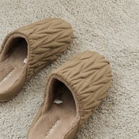 Yorgou 皺褶棉包拖鞋
