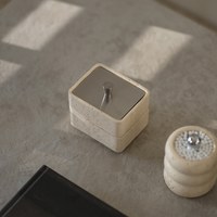 dòng 侘寂洞石雙層收納盒