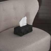 mørk 奶油皮革衛生紙套