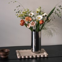 Lumi極銀不鏽鋼花瓶
