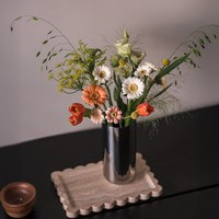 Lumi極銀不鏽鋼花瓶
