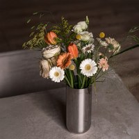 Lumi極銀不鏽鋼花瓶