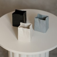 Crinckle 紙袋收納筆筒