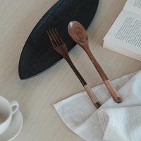 teaktræ 完食叉勺