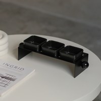 Bānmǎ 極簡黑茶點盤