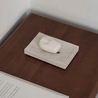 dòng 侘寂洞石肥皂盤