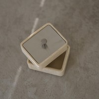 dòng 侘寂洞石雙層收納盒