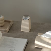 dòng 侘寂洞石自動牙籤桶