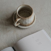 fjall 菱格陶藝杯碟